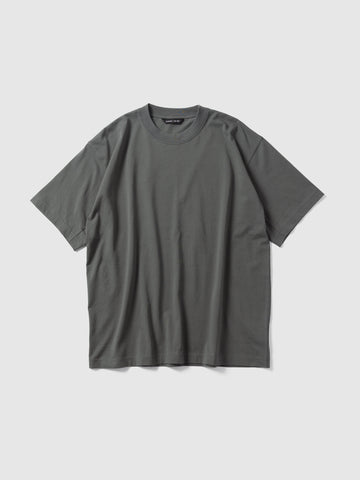HAVEN Excel Relaxed Fit T-Shirt S/S - Siro Cotton Jersey Charcoal, T-Shirts