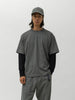HAVEN Excel Relaxed Fit T-Shirt S/S - Siro Cotton Jersey Charcoal, T-Shirts