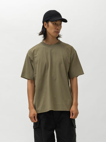 HAVEN Excel Relaxed Fit T-Shirt S/S - Siro Cotton Jersey Olive, T-Shirts