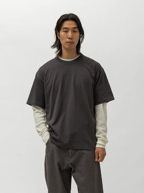 HAVEN Excel Relaxed Fit T-Shirt S/S - Siro Cotton Jersey Peat, T-Shirts