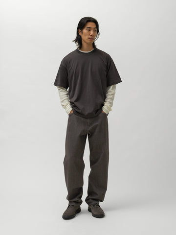 HAVEN Excel Relaxed Fit T-Shirt S/S - Siro Cotton Jersey Peat, T-Shirts