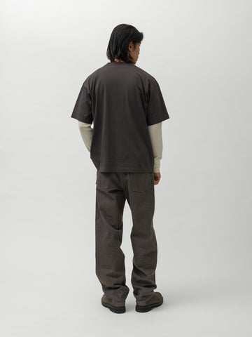 HAVEN Excel Relaxed Fit T-Shirt S/S - Siro Cotton Jersey Peat, T-Shirts