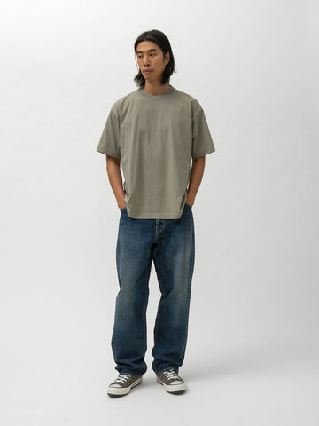 HAVEN Excel Relaxed Fit T-Shirt S/S - Siro Cotton Jersey Sage, T-Shirts