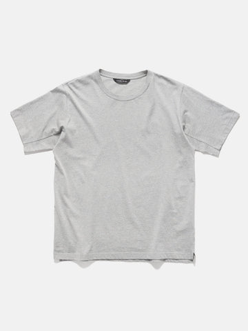HAVEN Excel T-Shirt S/S - Siro Cotton Jersey Heather Grey, T-Shirts