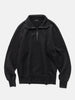 HAVEN Excel Zip Neck - Urake Cotton Terry Black, Sweatshirts