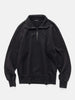 HAVEN Excel Zip Neck - Azuma Urake Cotton French Terry Black, Sweatshirts