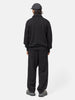 HAVEN Excel Zip Neck - Azuma Urake Cotton French Terry Black, Sweatshirts