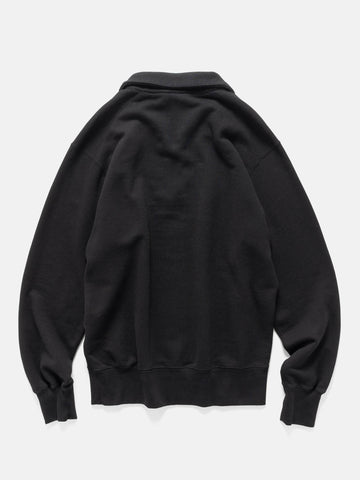 HAVEN Excel Zip Neck - Azuma Urake Cotton French Terry Black, Sweatshirts