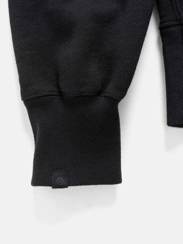 HAVEN Excel Zip Neck - Azuma Urake Cotton French Terry Black, Sweatshirts