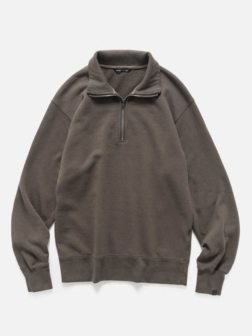 HAVEN Excel Zip Neck - Azuma Urake Cotton French Terry Earth, Sweatshirts
