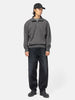 HAVEN Excel Zip Neck - Azuma Urake Cotton French Terry Graphite, Sweatshirts