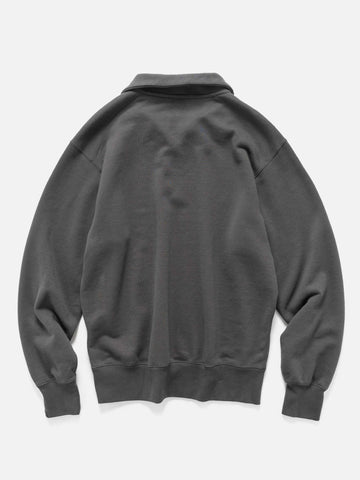 HAVEN Excel Zip Neck - Azuma Urake Cotton French Terry Graphite, Sweatshirts