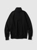 HAVEN Excel Zip Neck - Urake Cotton Terry Black, Sweatshirts