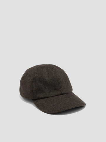 HAVEN Field Cap - Loro Piana Storm System® Wool Brown, Caps