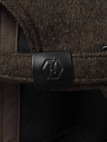 HAVEN Field Cap - Loro Piana Storm System® Wool Brown, Caps
