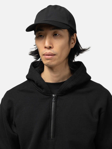 HAVEN Field Cap - Loro Piana Storm System 3L Wool Nylon Black, Caps