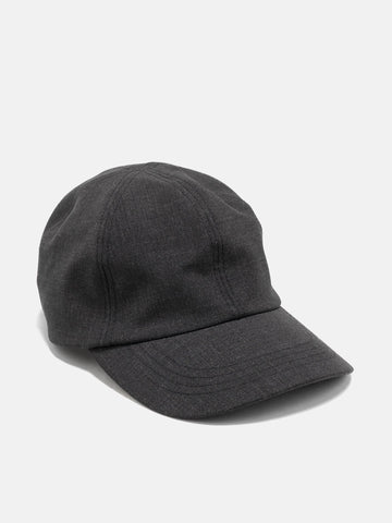 HAVEN Field Cap - Tropical Wool Charcoal, Caps