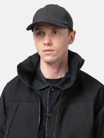 HAVEN Field Cap - Tropical Wool Charcoal, Caps