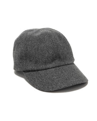 HAVEN Field Cap - Loro Piana Storm System® Wool Ash, Headwear