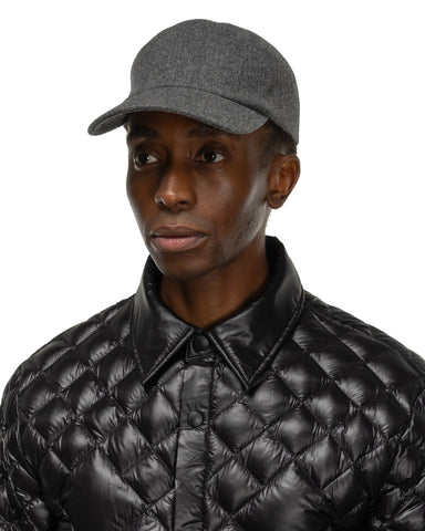 HAVEN Field Cap - Loro Piana Storm System® Wool Ash, Headwear