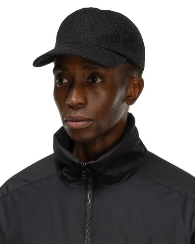 HAVEN Field Cap - Loro Piana Storm System® Wool Charcoal, Headwear