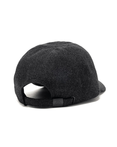 HAVEN Field Cap - Loro Piana Storm System® Wool Charcoal, Headwear