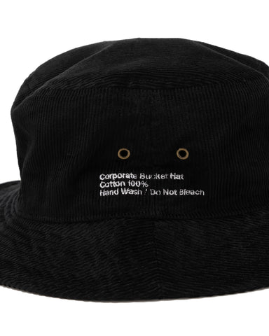 FreshService Corporate Corduroy Hat Black, Headwear