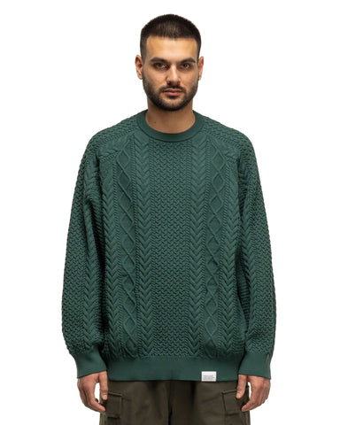 FreshService Fisherman Tech Sweater Green, Sweaters