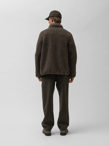 HAVEN Alpine Jacket - Melange Wool Earth, Fleece Jackets