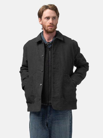 HAVEN Graft Coat - Organic Cotton Moleskin Charcoal, Jackets
