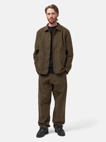 HAVEN Graft Coat - Organic Cotton Moleskin Earth, Jackets