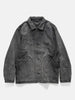 HAVEN Graft Coat - Suvin Cotton Denim Light Wash Black, Denim Jackets