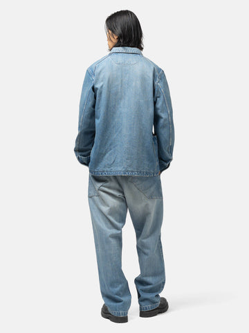 HAVEN Graft Coat - Suvin Cotton Denim Light Wash Indigo, Denim Jackets