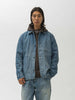 HAVEN Graft Coat - Suvin Cotton Denim Light Wash Indigo, Denim Jackets