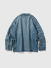 HAVEN Graft Coat - Suvin Cotton Denim Light Wash Indigo, Denim Jackets