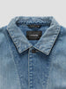 HAVEN Graft Coat - Suvin Cotton Denim Light Wash Indigo, Denim Jackets
