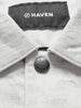HAVEN Graft Coat Cotton Linen Denim Ivory, Jackets