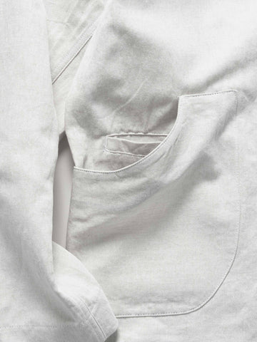 HAVEN Graft Coat Cotton Linen Denim Ivory, Jackets