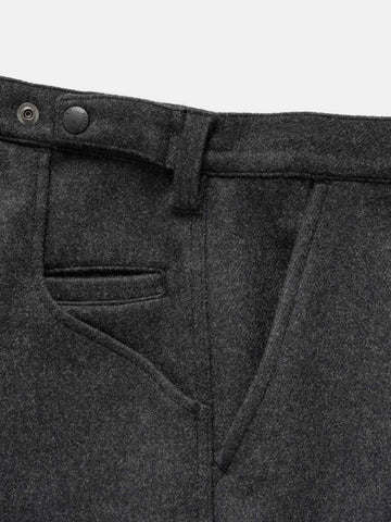 HAVEN Graft Pant - Loro Piana Zelander® Merino Wool Charcoal, Trousers