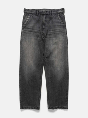 HAVEN Graft Pant - Suvin Cotton Denim Light Wash Black, Pants