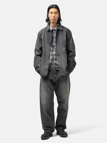HAVEN Graft Pant - Suvin Cotton Denim Light Wash Black, Pants