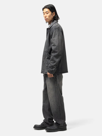 HAVEN Graft Pant - Suvin Cotton Denim Light Wash Black, Pants