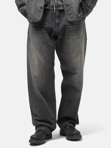 HAVEN Graft Pant - Suvin Cotton Denim Light Wash Black, Pants