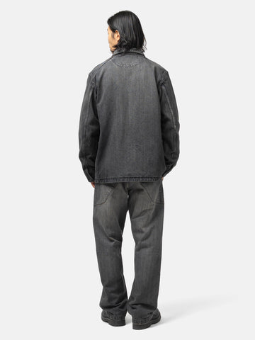 HAVEN Graft Pant - Suvin Cotton Denim Light Wash Black, Pants