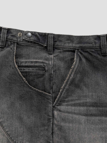 HAVEN Graft Pant - Suvin Cotton Denim Light Wash Black, Pants