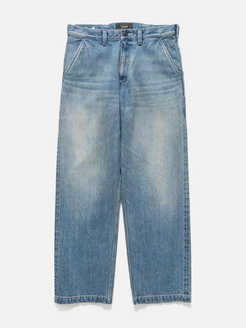 HAVEN Graft Pant - Suvin Cotton Denim Light Wash Indigo, Pants