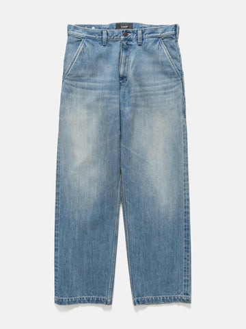 HAVEN Graft Pant - Suvin Cotton Denim Light Wash Indigo, Pants