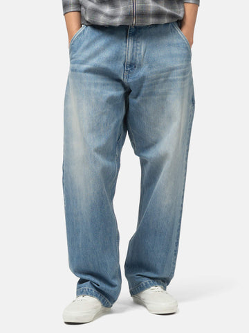HAVEN Graft Pant - Suvin Cotton Denim Light Wash Indigo, Pants