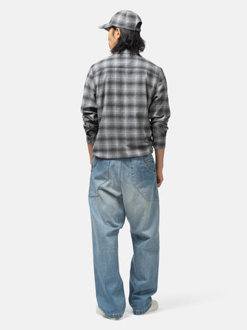 HAVEN Graft Pant - Suvin Cotton Denim Light Wash Indigo, Pants