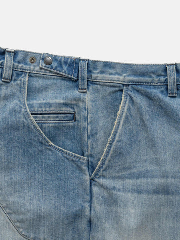 HAVEN Graft Pant - Suvin Cotton Denim Light Wash Indigo, Pants